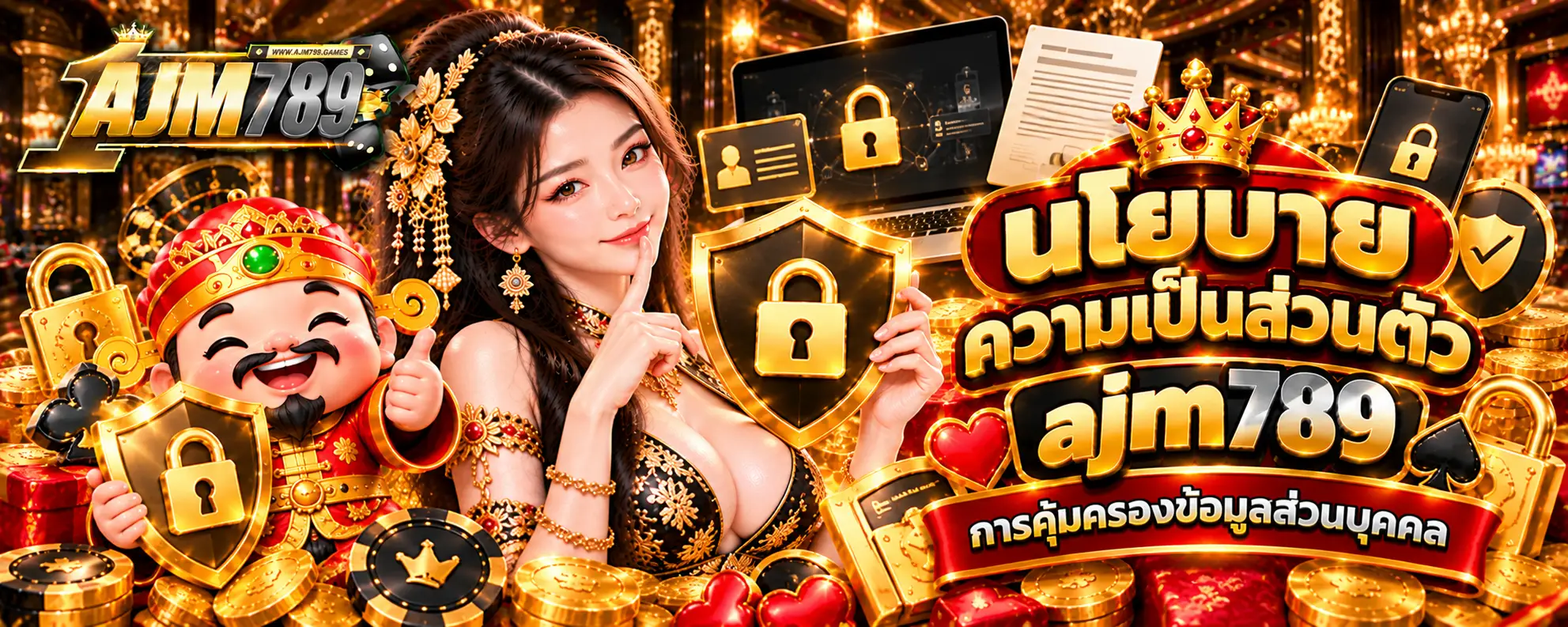นโยบายความเป็นส่วนตัว ajm789 การคุ้มครองข้อมูลส่วนบุคคล